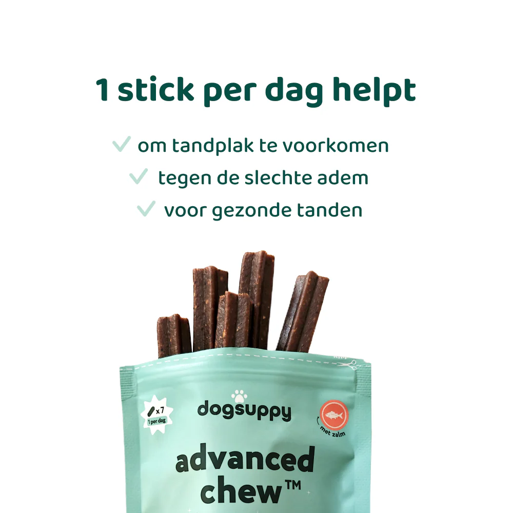 Advanced Chew Dental Sticks 🌿 7 Sticks per zakje - Image 6